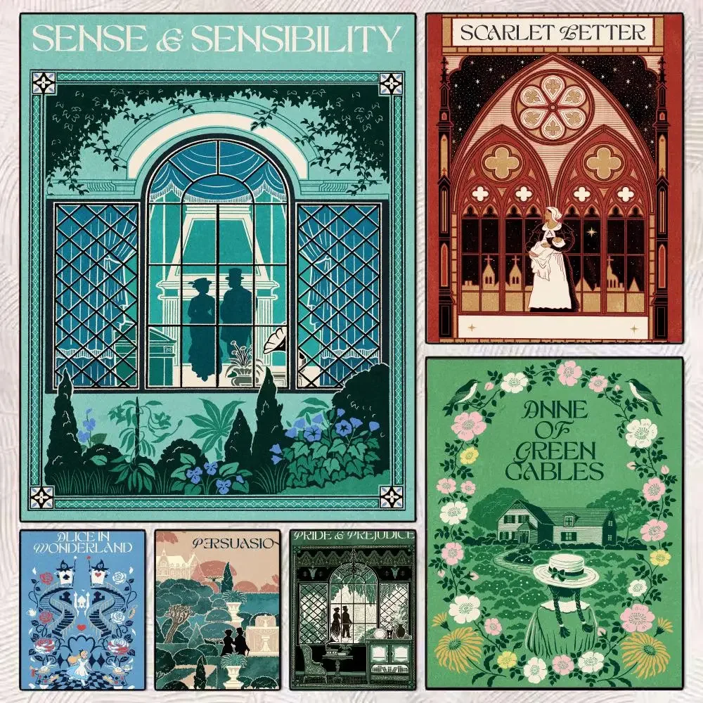 Vintage Collectible Posters - Póster de Lienzo Vintage con Pintura