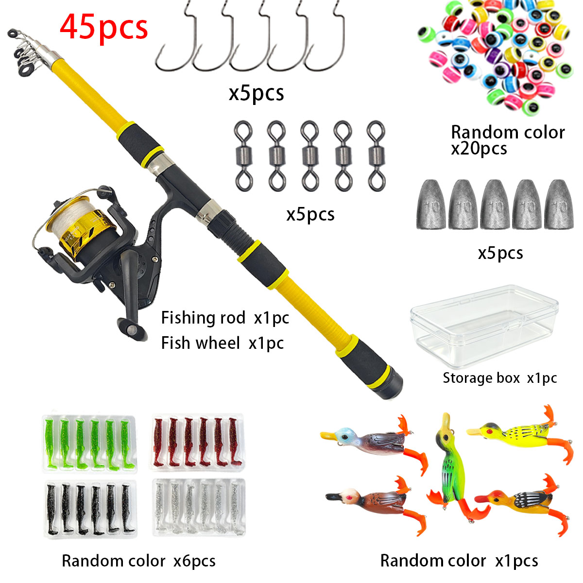 Combo de Caña de Pescar Telesc - Developing Tank Reel reseña y precio