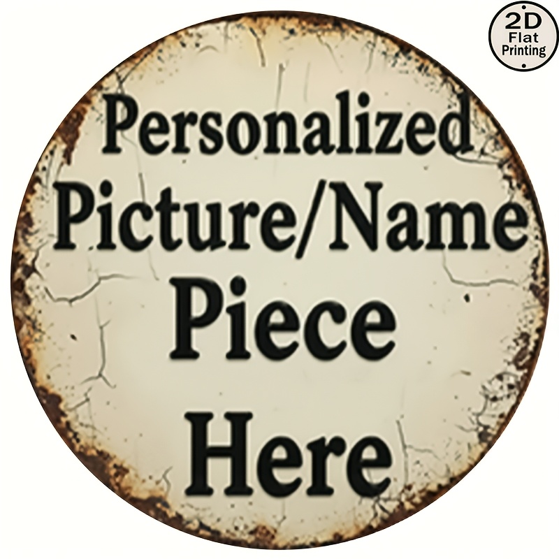Letrero de Pared Redondo de Me - Vintage Collectible Plates reseña y precio