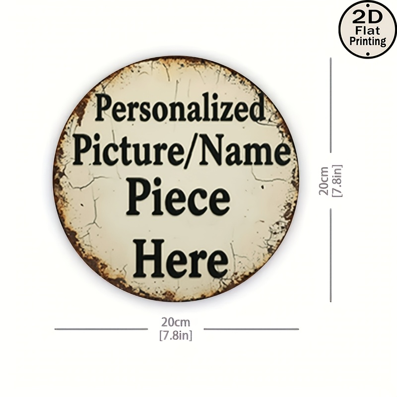 Letrero de Pared Redondo de Me - Vintage Collectible Plates reseña y precio