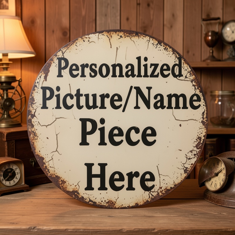 Letrero de Pared Redondo de Me - Vintage Collectible Plates reseña y precio