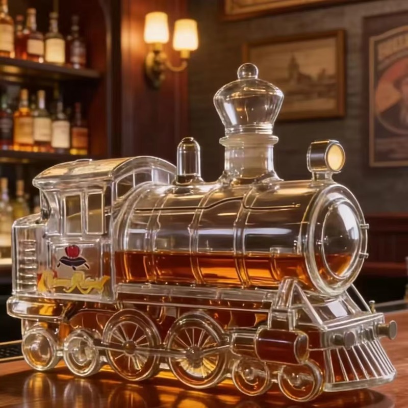 Decantador de vidrio con diseñ - Vintage Collectible Liquor Bottles reseña y precio