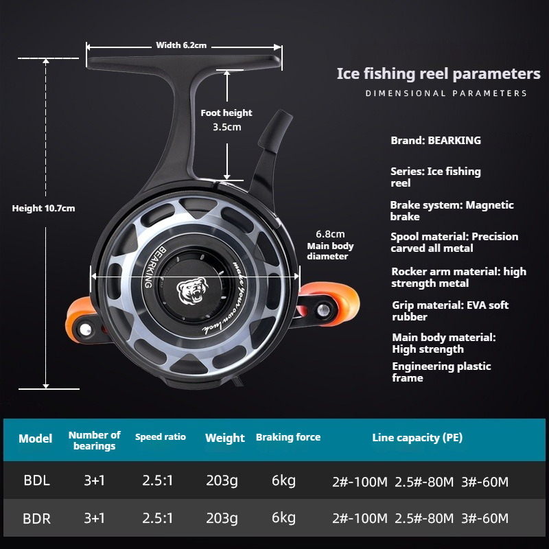 Carrete de pesca en hielo de i - Developing Tank Reel reseña y precio