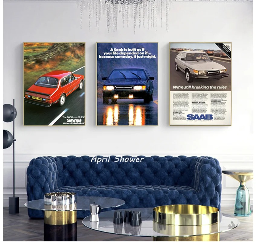 Póster clásico Vintage Saab 90 - Vintage Collectible Posters reseña y precio